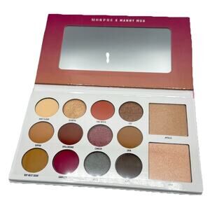 Morphe X Manny Mua Glam Palette Eyeshadow Highlighter Palette New